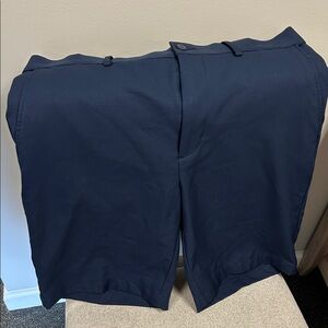 Grand Slam Men's Deep Blue Flat Front Shorts